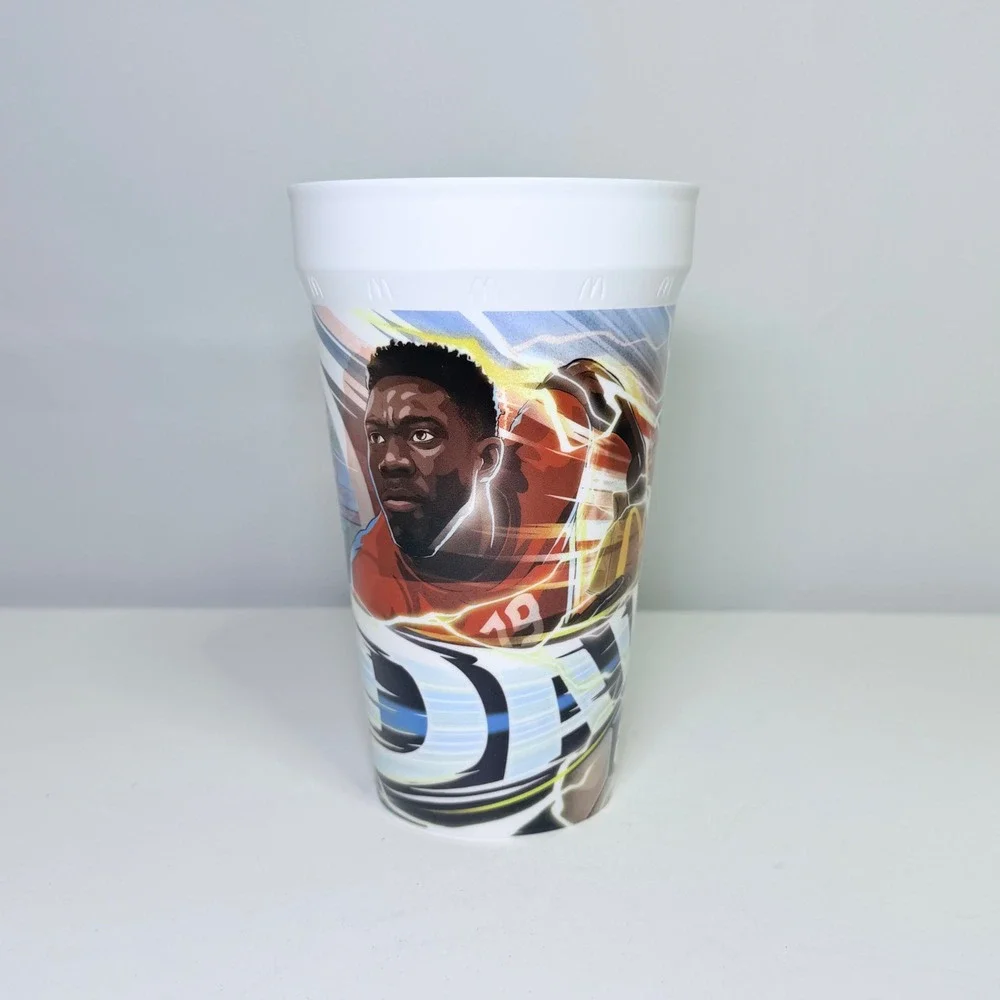 McDonalds 2022 FIFA World Cup Alphonso Davies Canada Soccer Plastic Cup Souvenir